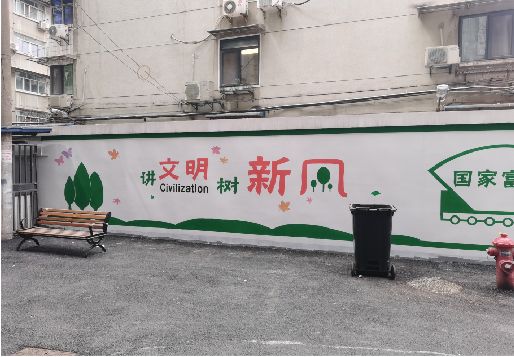 黄冈社区墙绘